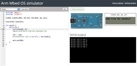 mbed|mbed simulator.